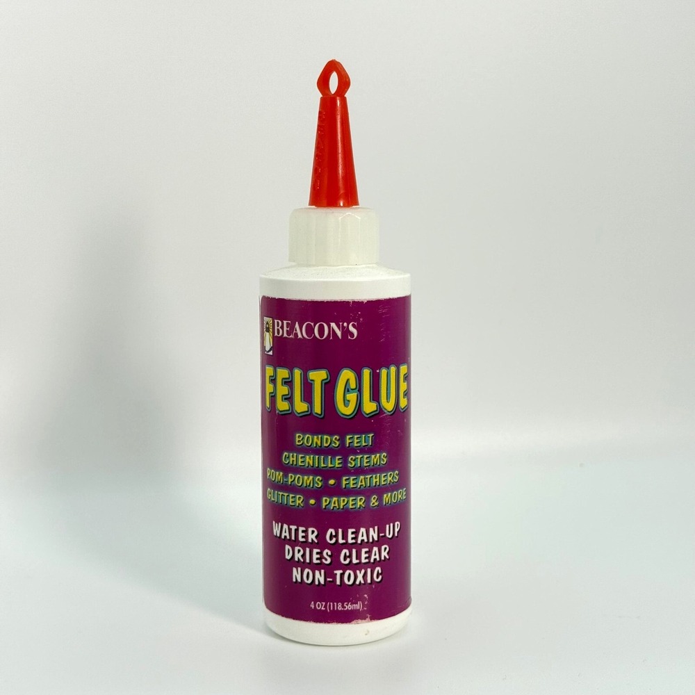 Beacon's‎ Felt Glue 4oz Craft Adhesive Non-Toxic Clear Bonds Paper Glitter Felt